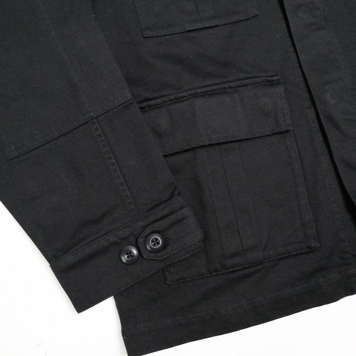 BDU Jacket Black Back Satin - 2
