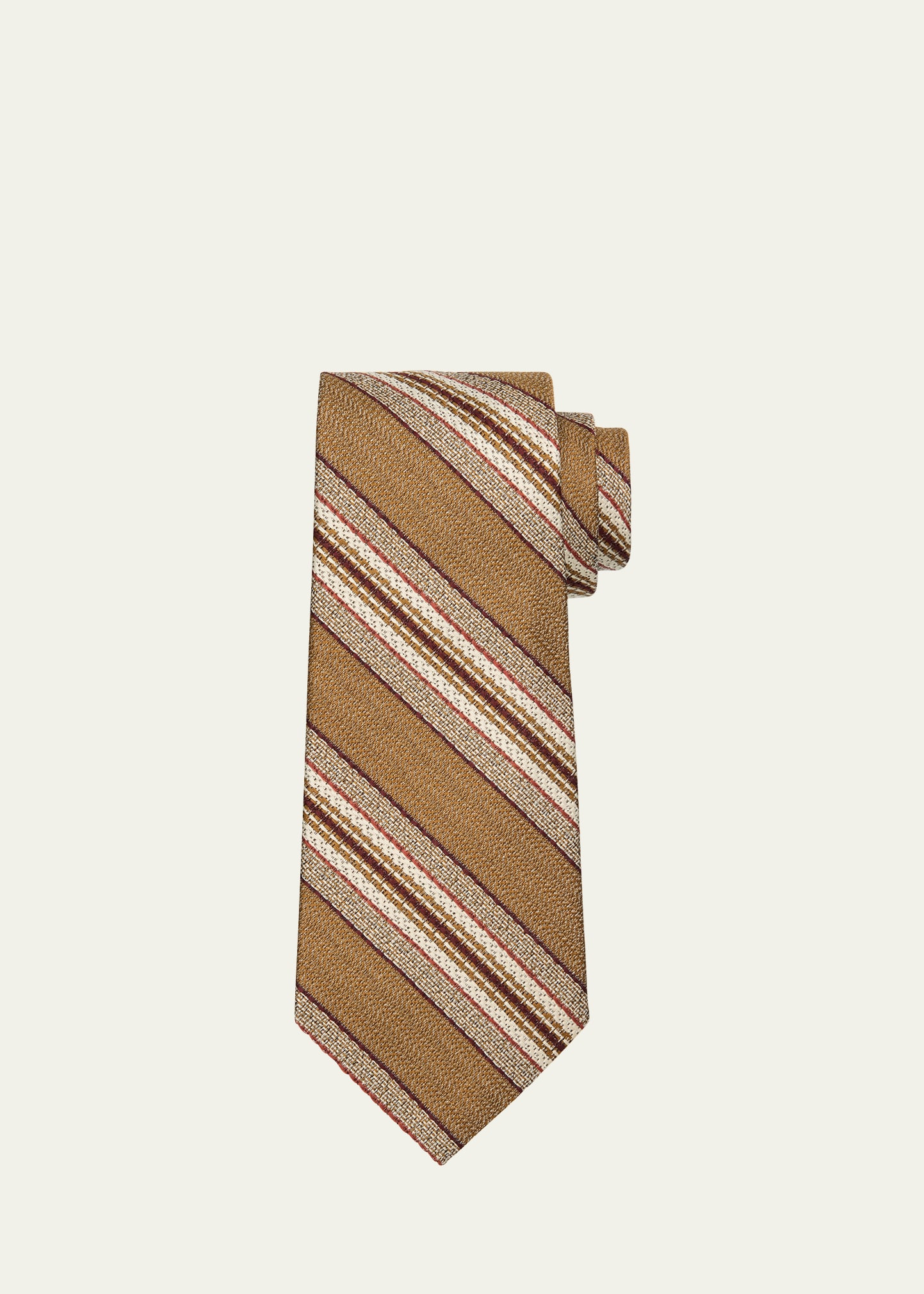 Men's Yale Andino Stripe Silk Tie - 1