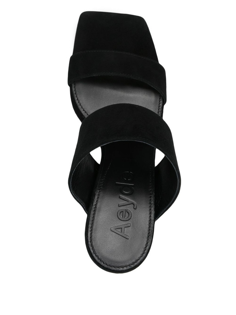 70mm suede mules 4