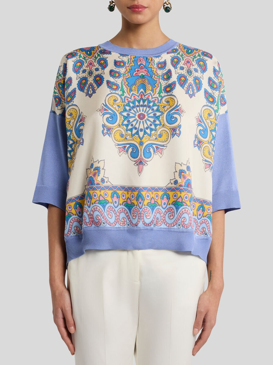 KNIT T-SHIRT WITH PRINT - 2