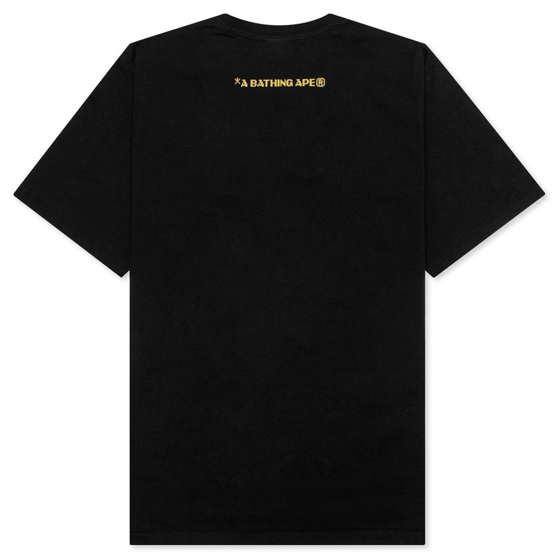 A BATHING APE® BITMAP LOGO TEE - BLACK outlook