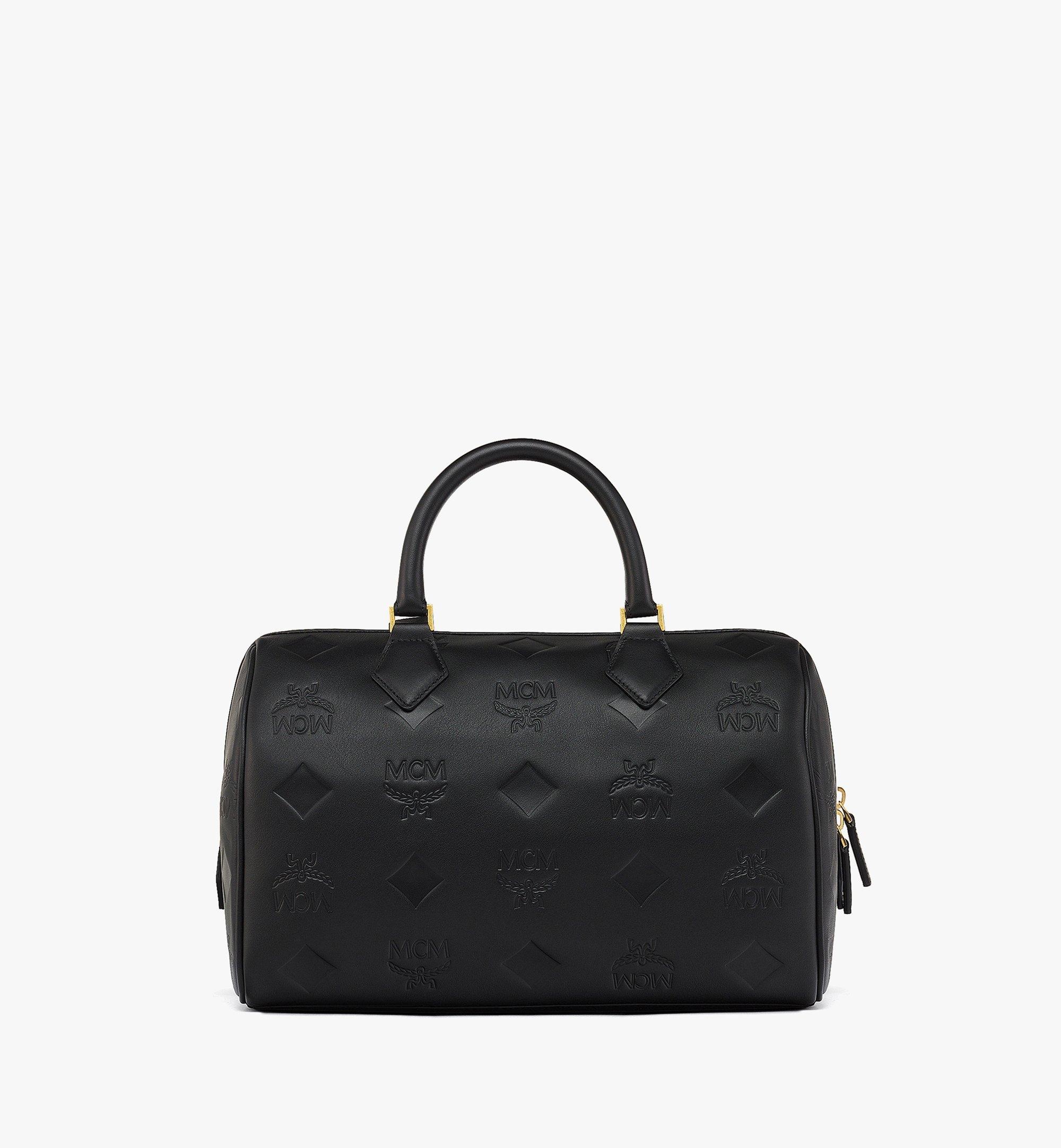 Ella Boston Bag in Maxi Monogram Leather - 4