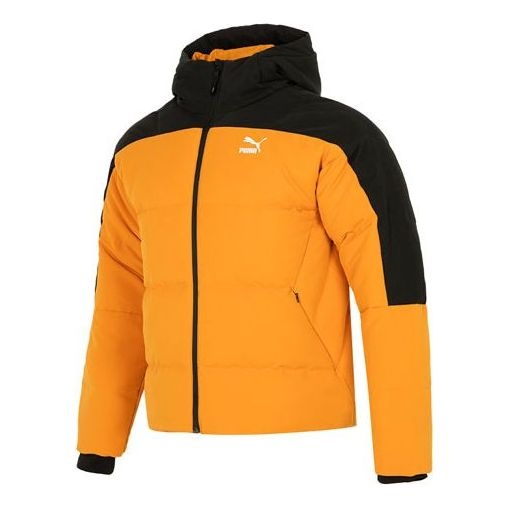 PUMA Colorblock Padded Down Jacket 'Orange' 537685-66 - 1