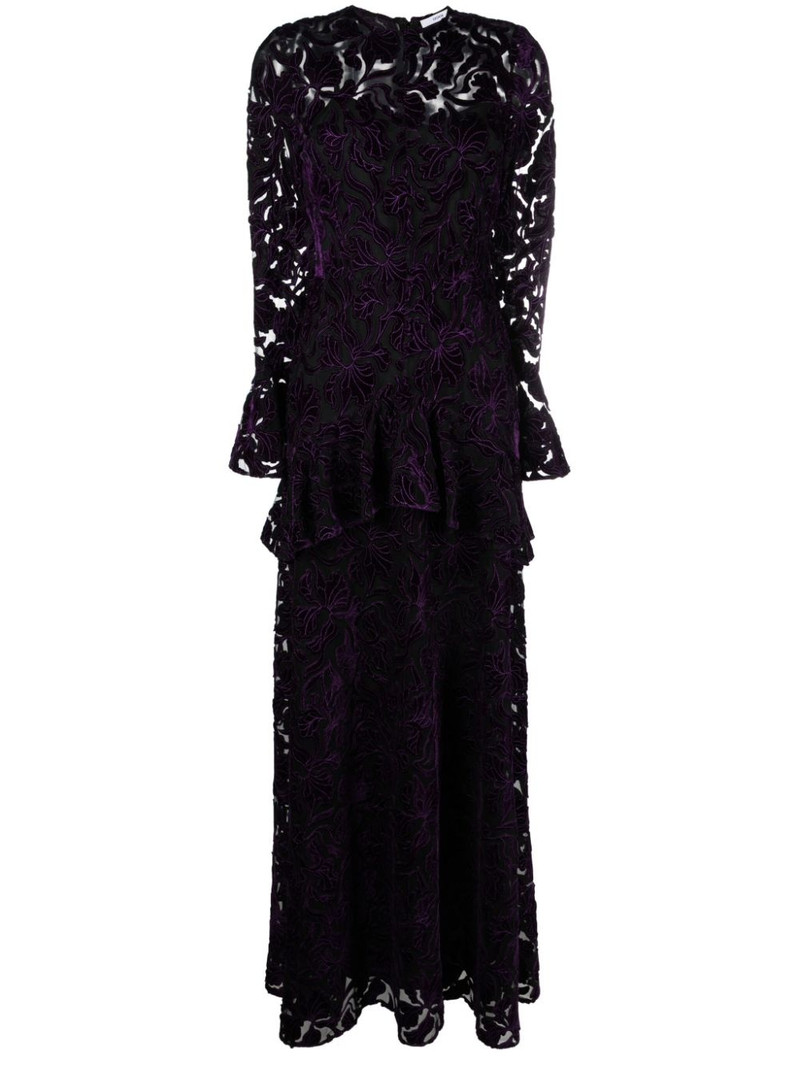 chinese dress ladies Pleated Lace Bustier Midi Dress main image 1