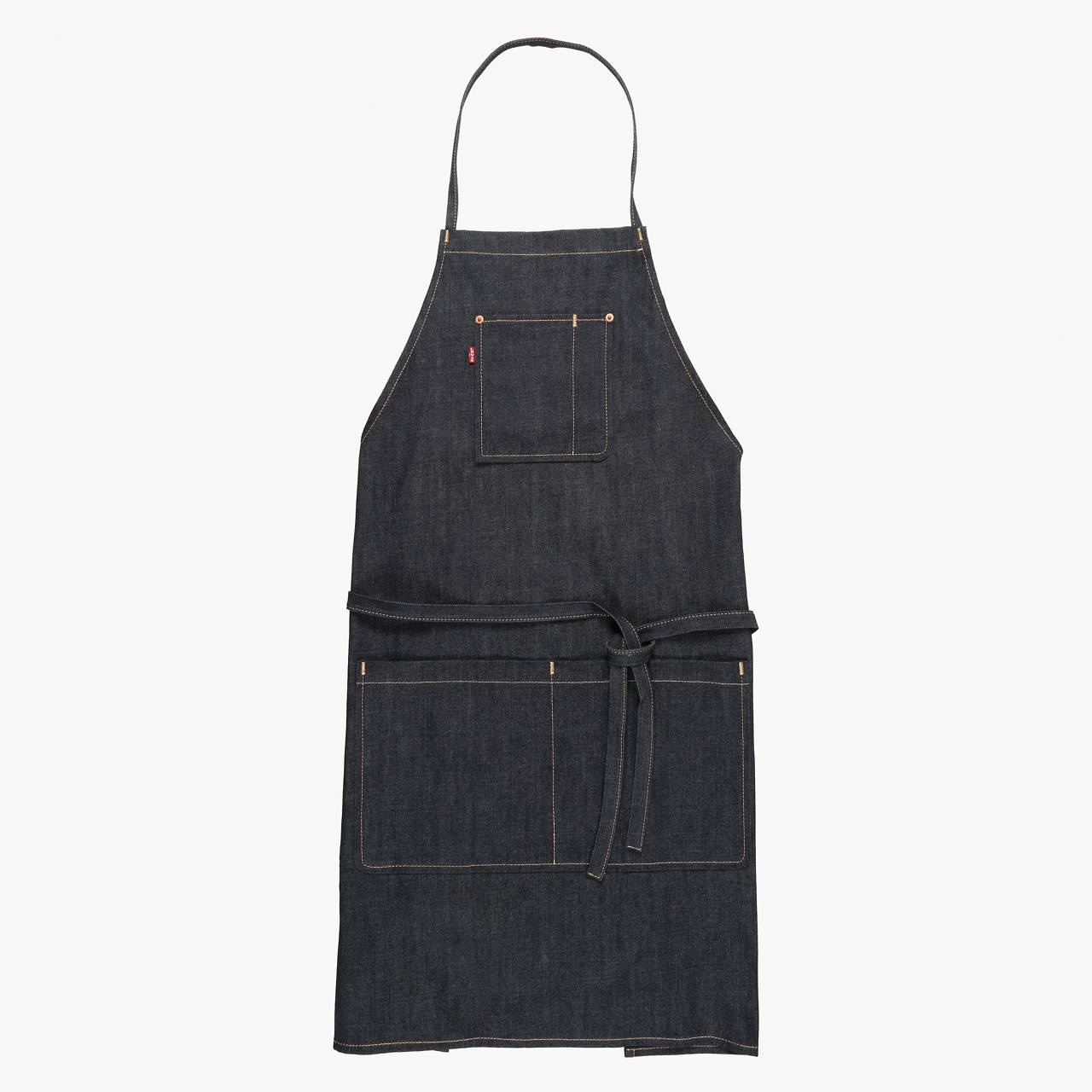 RIGID DENIM APRON - 2