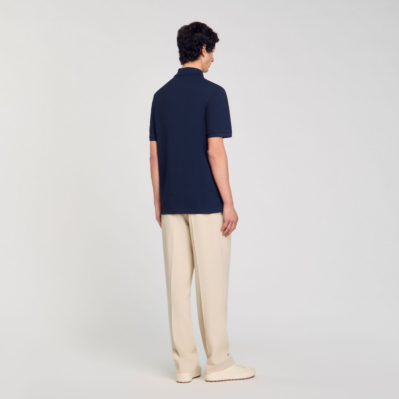 POLO SHIRT WITH FLOWER PATCH 5