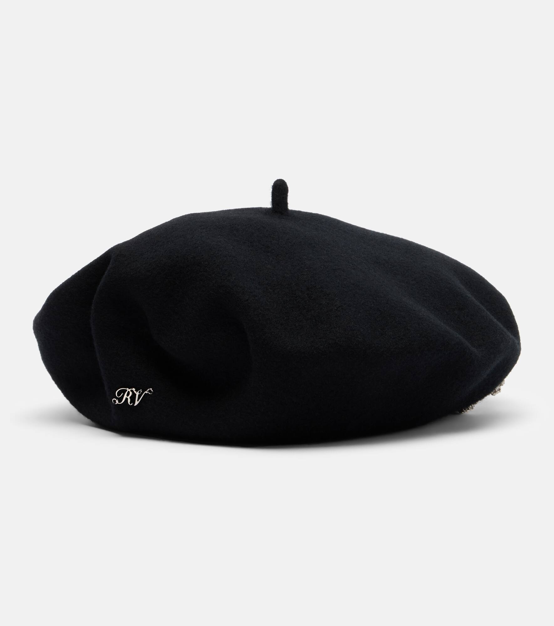 Embellished wool beret - 4