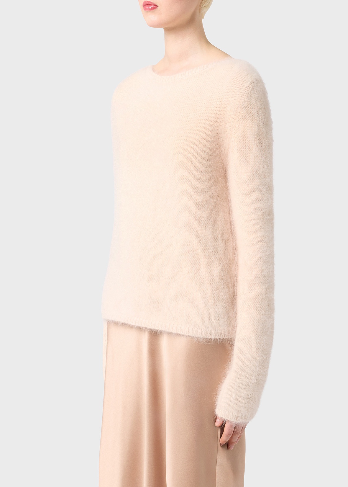 ANGORA SWEATER WITH CUT-OUT BACK DETAILING - 5