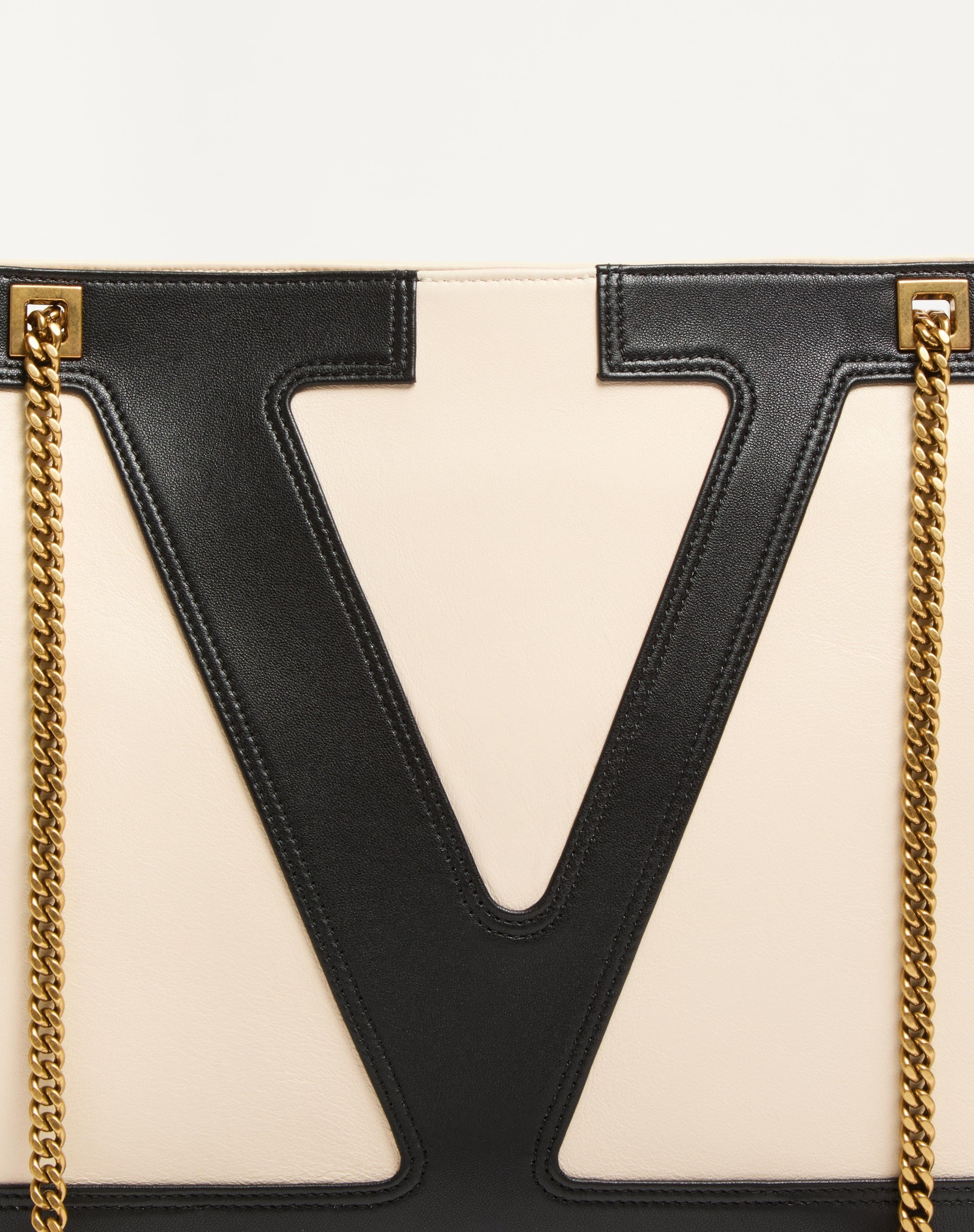 VALENTINO GARAVANI VIVA SUPERSTAR MEDIUM NAPPA LEATHER SHOPPING BAG - 8