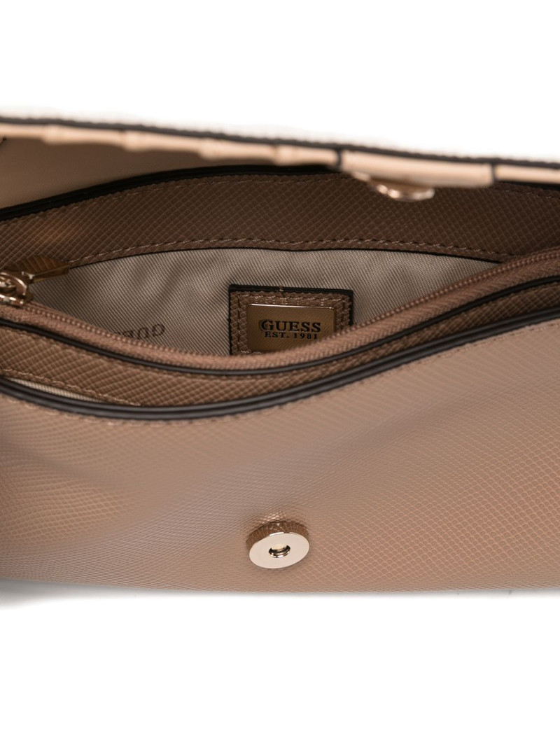 Noelle logo-plaque clutch bag 4