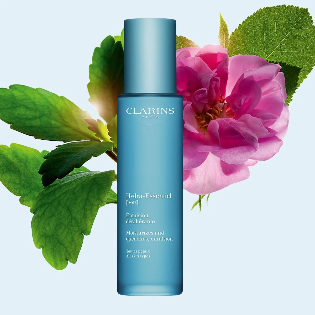 Hydra-Essentiel Face Emulsion with Double Hyaluronic Acid - Hydrating + Light Lotion - 1