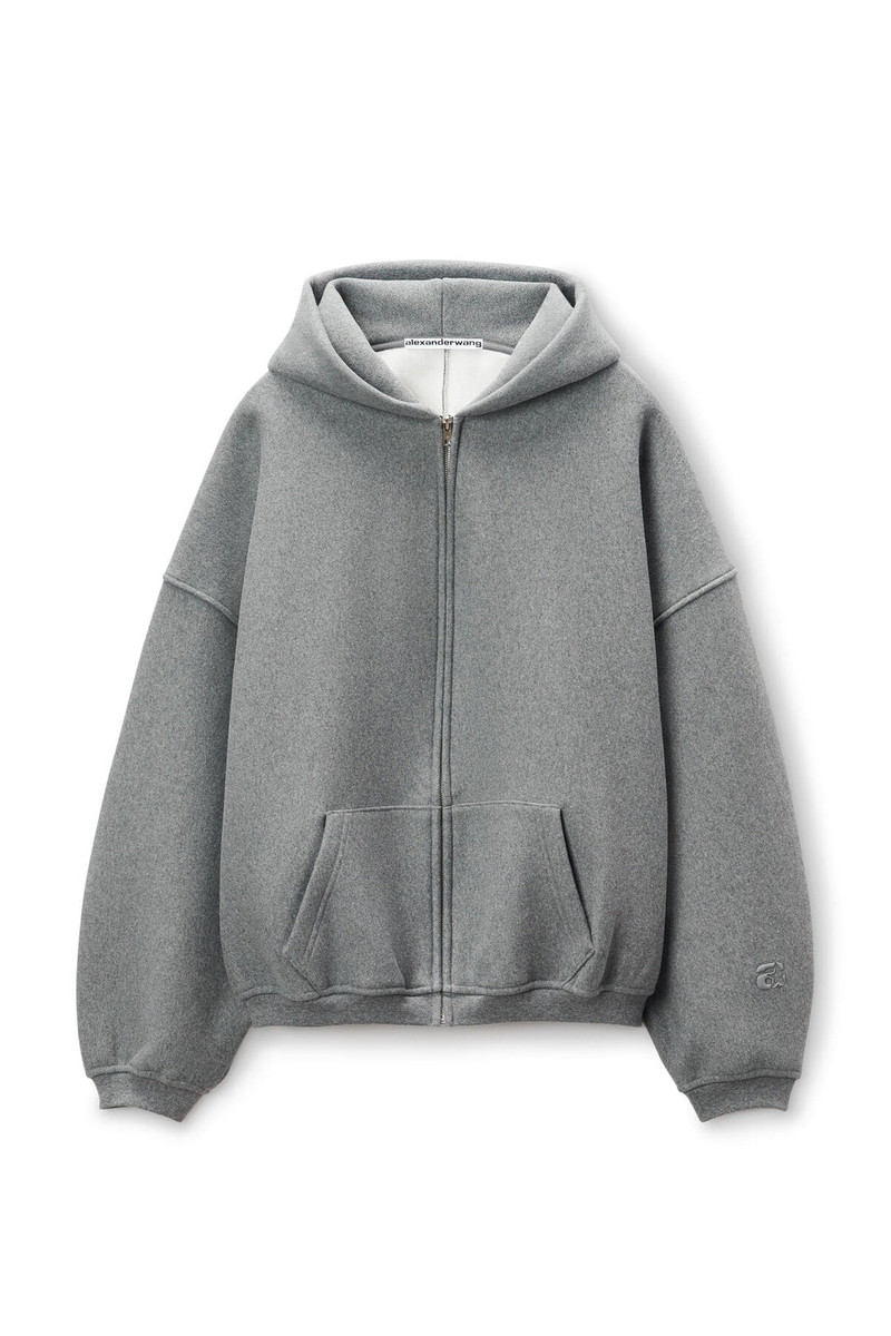 Zip Up Hoodie With Matte Star 1