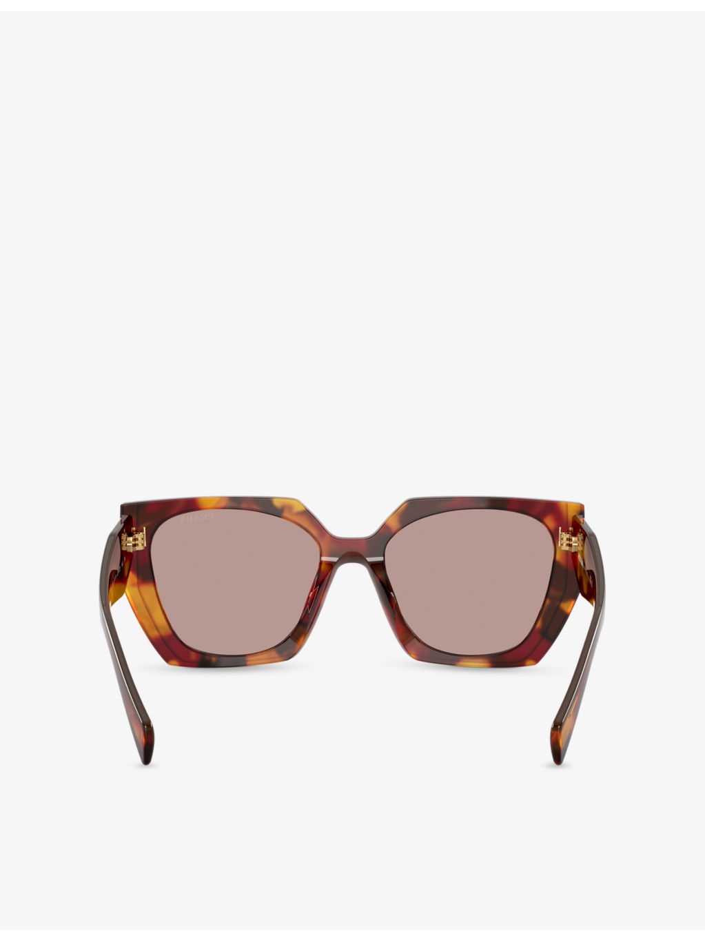 PR 15WS Rectangle-Frame Tortoiseshell-Effect Acetate Sunglasses - 4