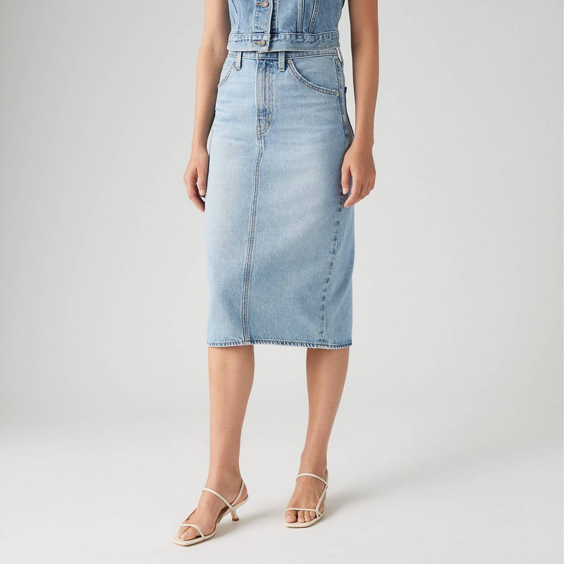 HIGH RISE SLIT SKIRT 4
