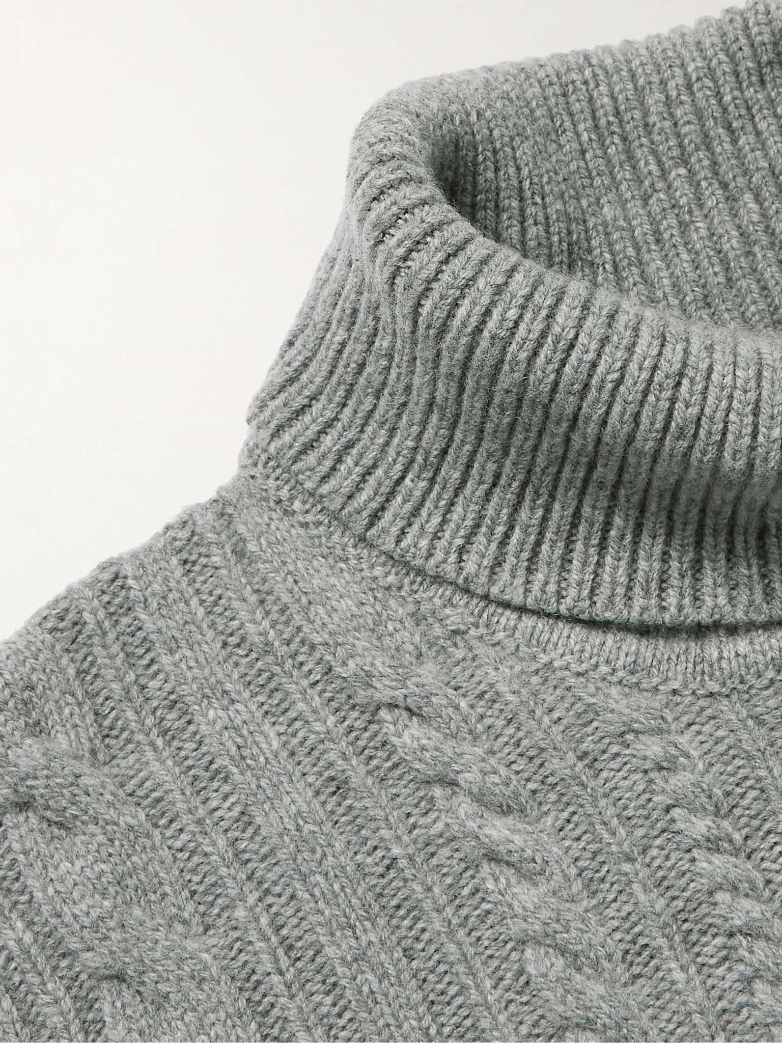 Hilary Cable-Knit Wool Rollneck Sweater - 5