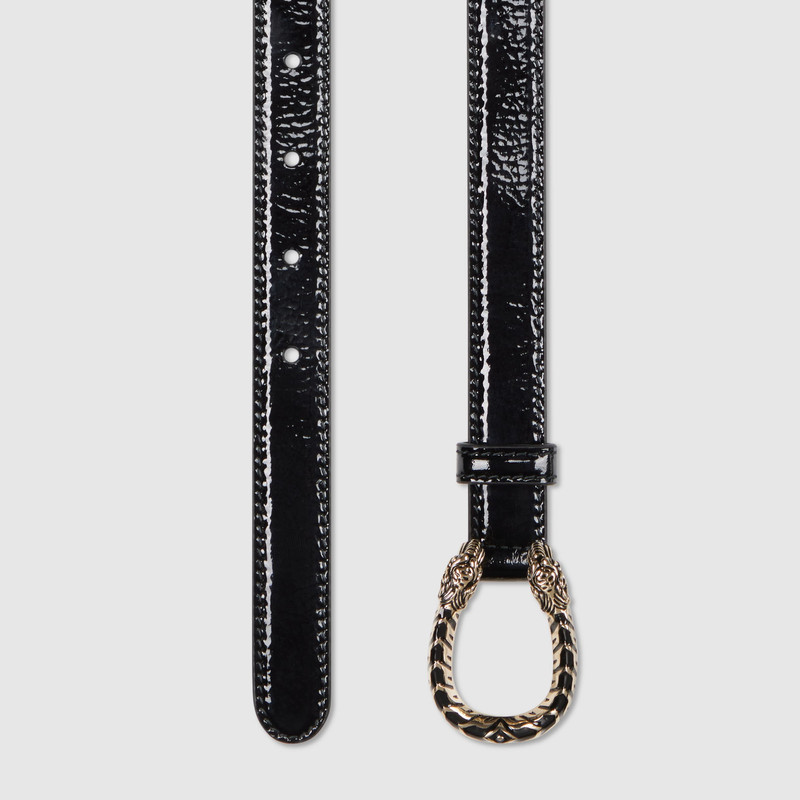 GUCCI Thin belt with Dionysus buckle outlook