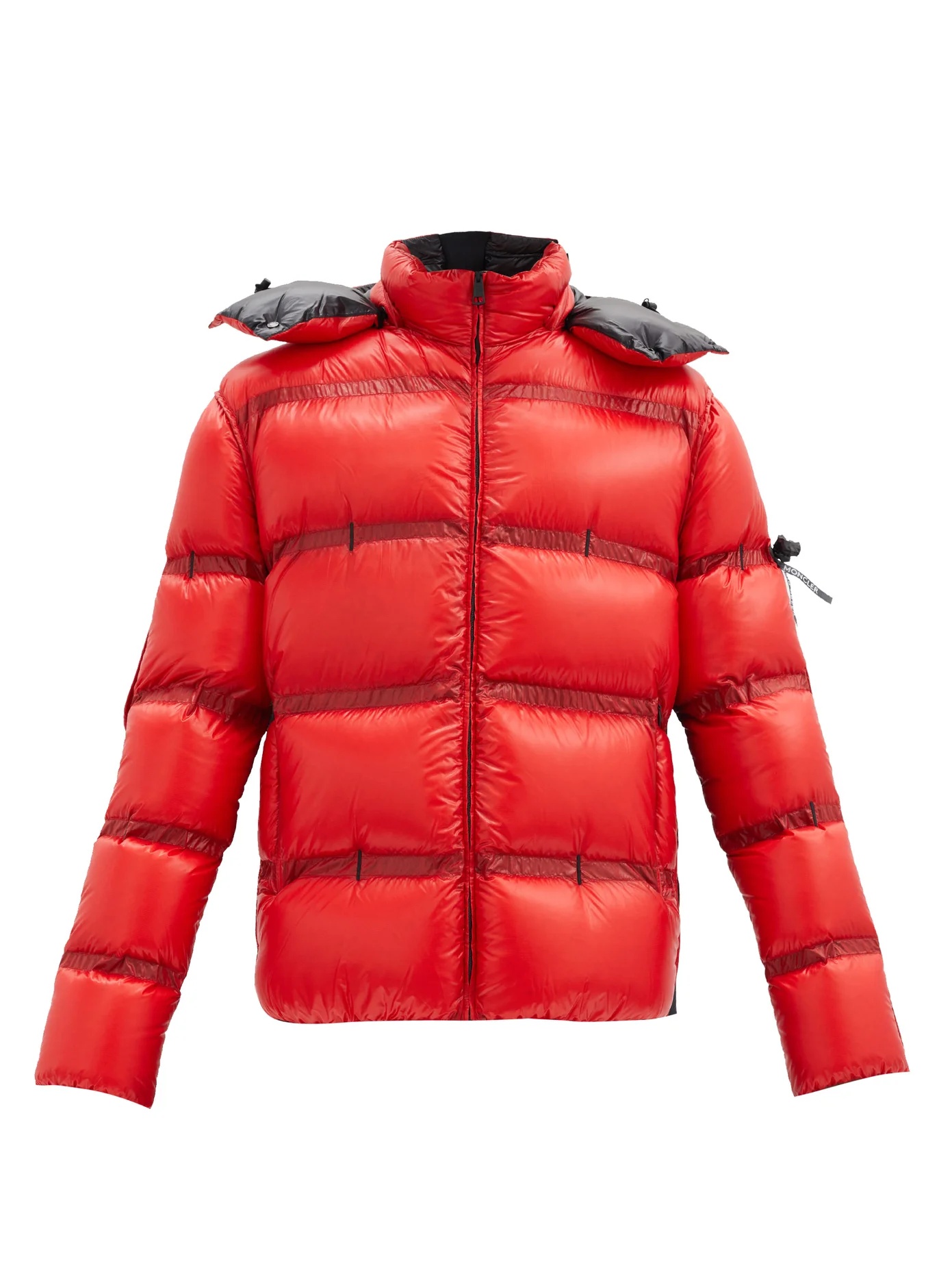 Ramis hooded down quilted-ripstop jacket - 1