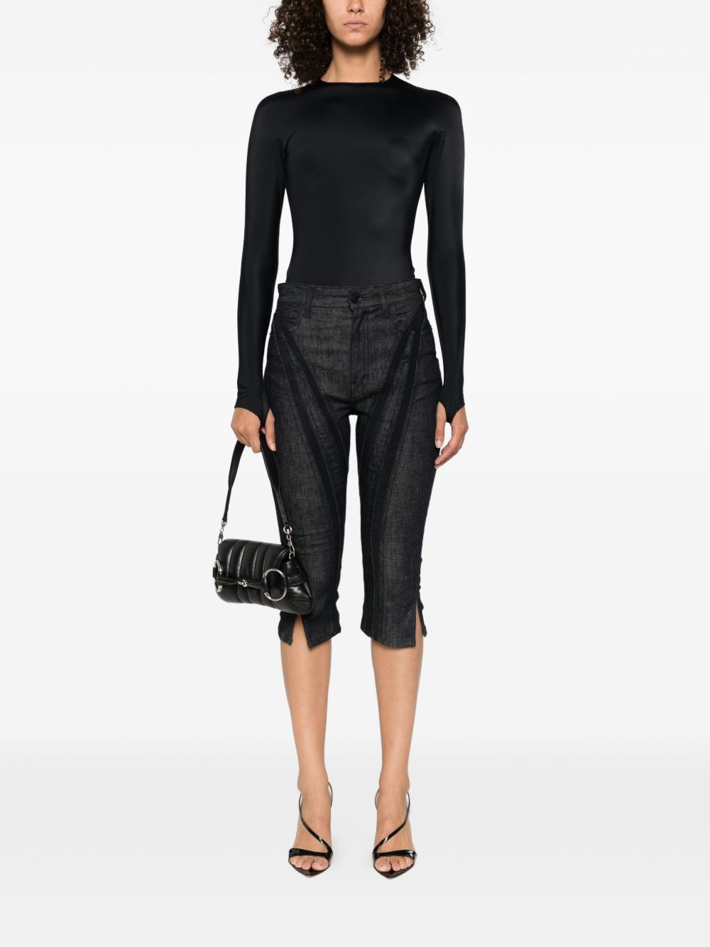 concealed long-sleeve bodysuit - 2