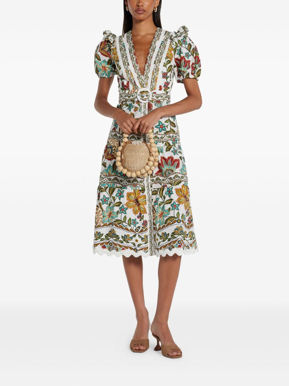 Botanicals midi dress - 2