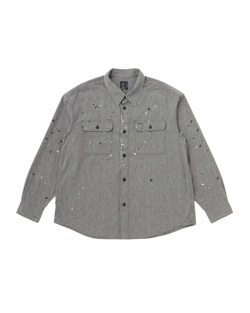 LANGER CHAMBRAY L/S GREY - 1