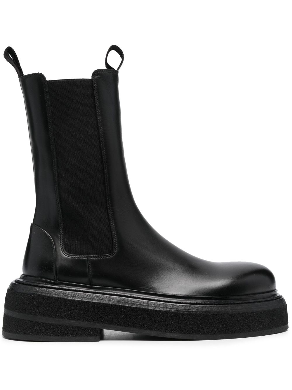 chunky-sole leather boots - 2