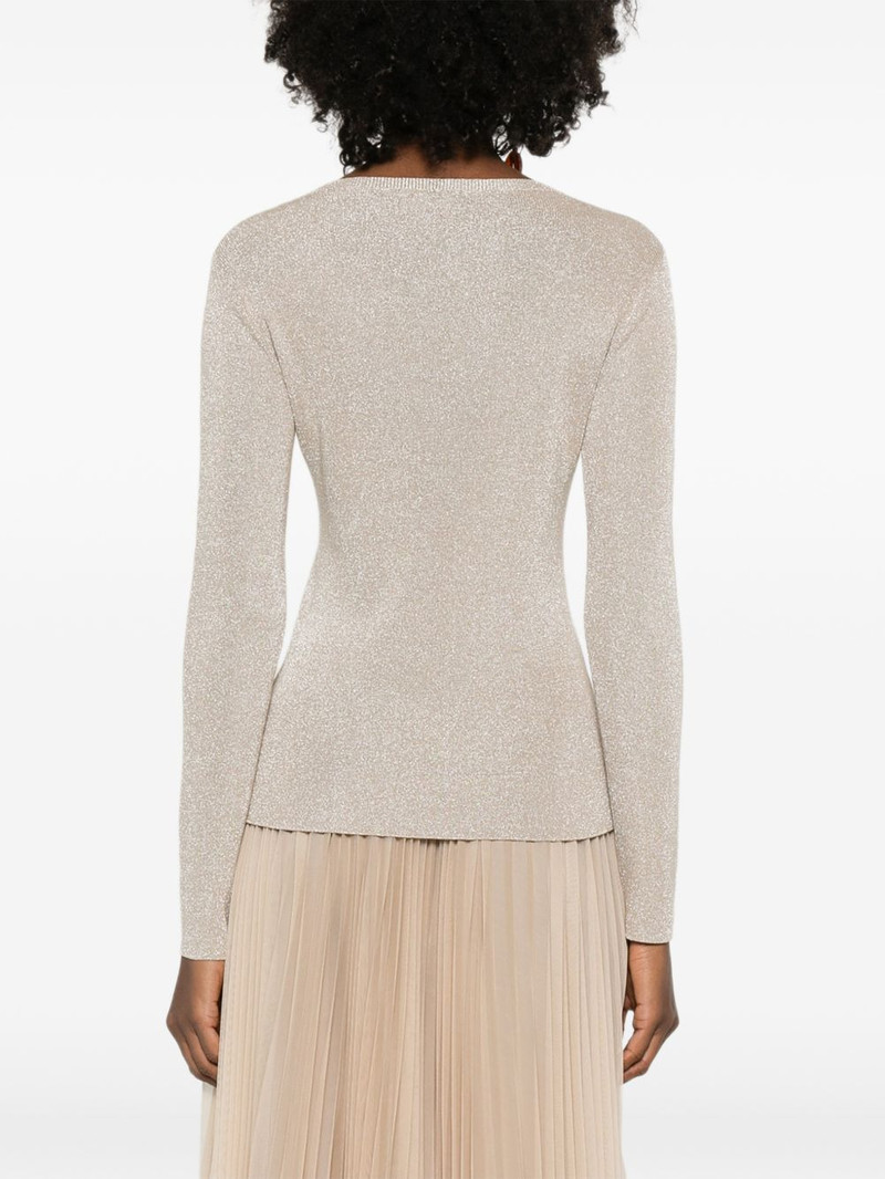 scoop-neck long-sleeve top 4