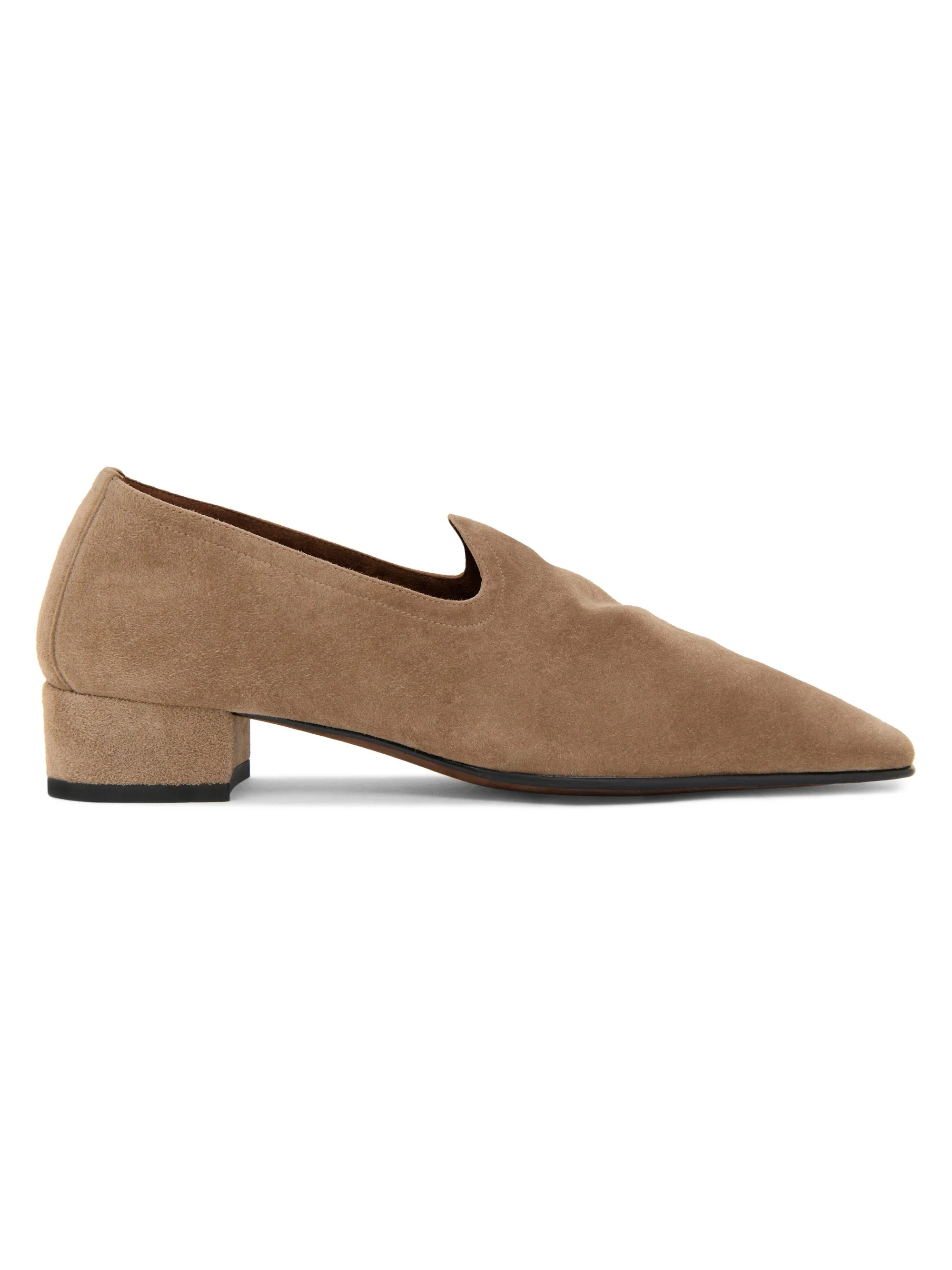 Women's Soft Touch 30MM Suede Loafers - Cigar - 1