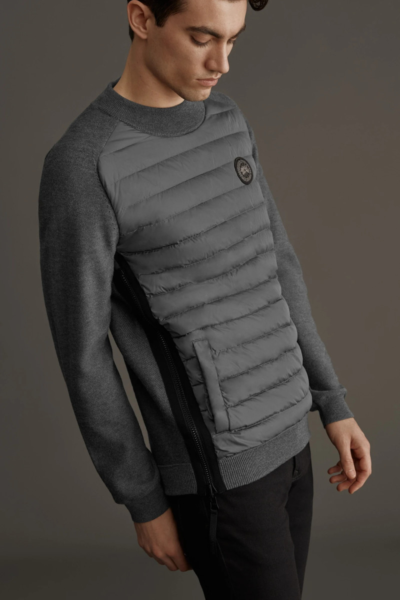 HYBRIDGE KNIT REVERSIBLE PULLOVER BLACK LABEL 4