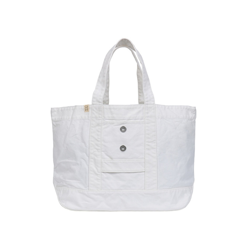 HOMER TOTE CANVAS L IVORY 1