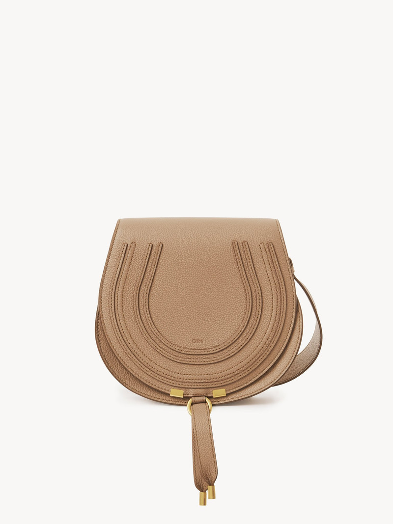 MARCIE SADDLE BAG IN GRAINED LEATHER 1