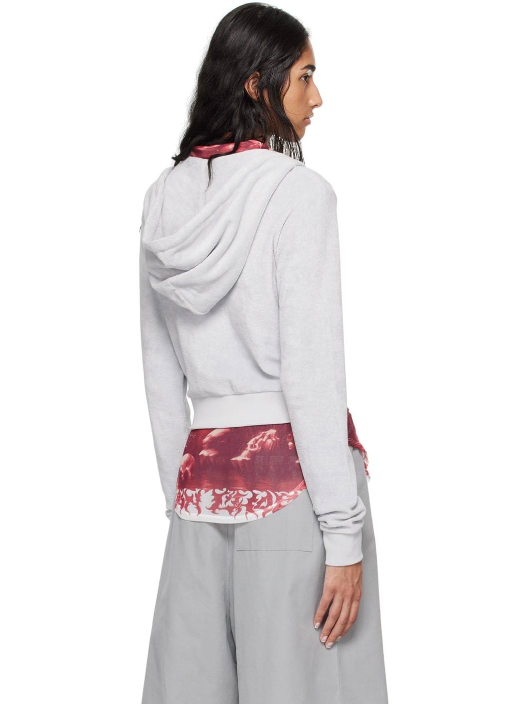 Gray Mini Hoodie - 3