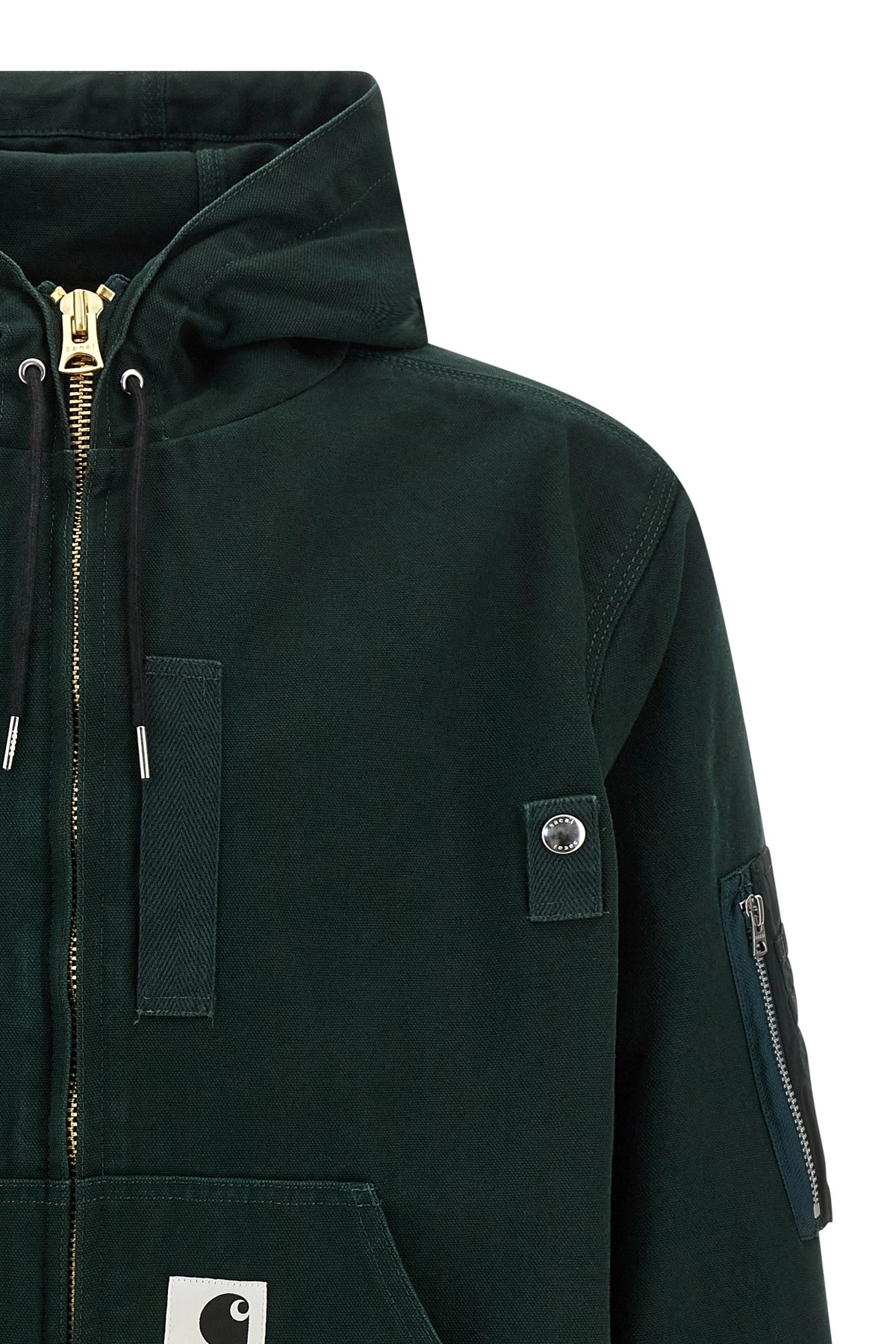 Sacai x Carhartt Wip capsule hooded bomber jacket - 3