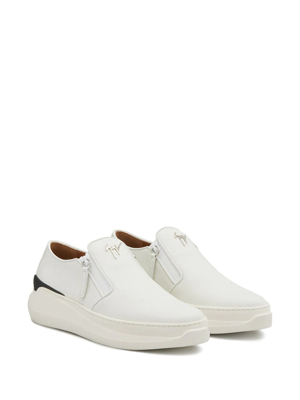 Conley zipped low-top sneakers - 2