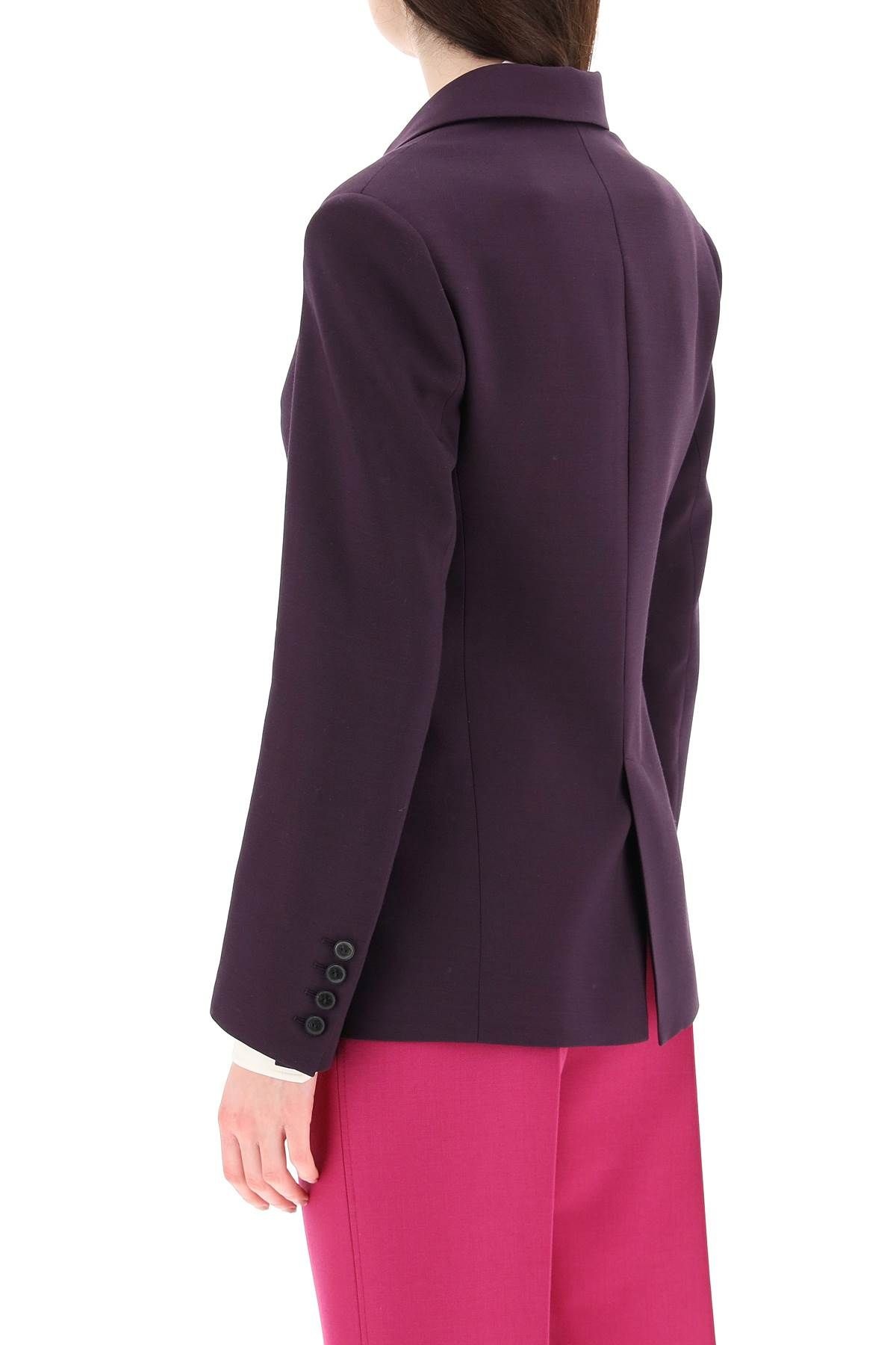 WOOL AND SILK COUTURE BLAZER - 4