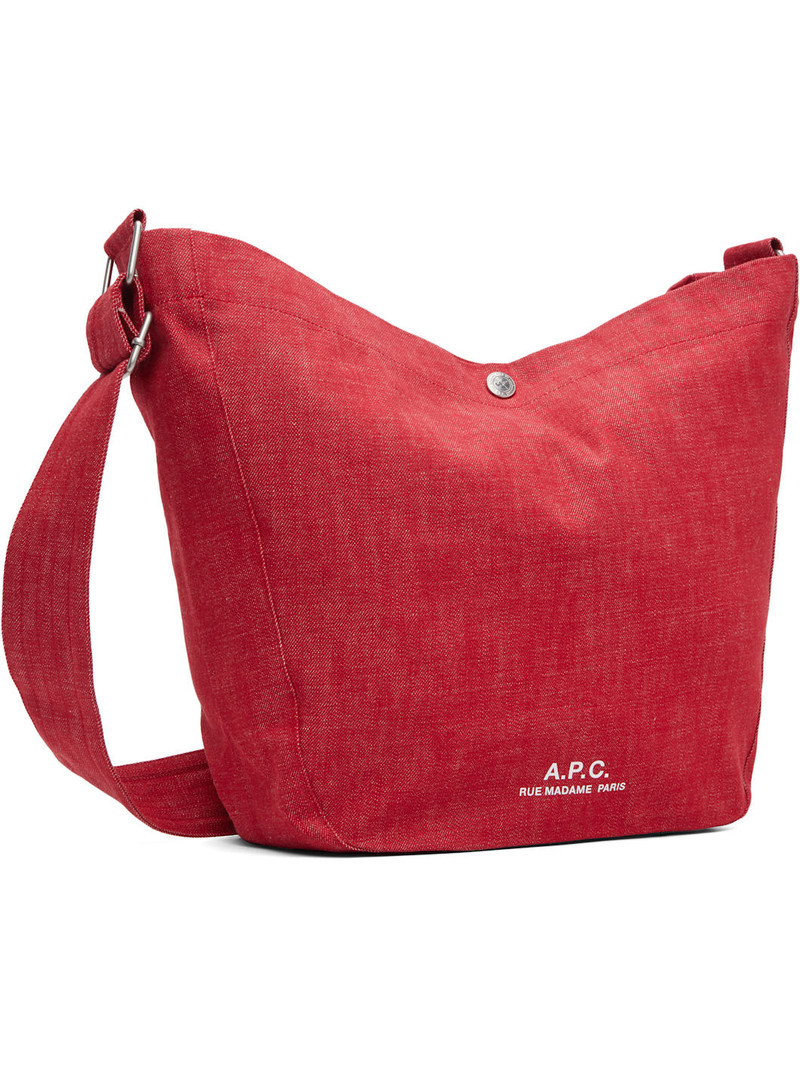 A.P.C. Red Journal Satchel outlook