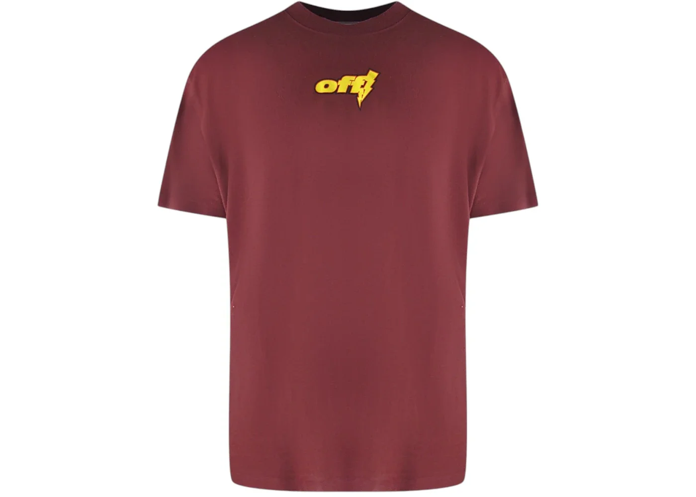 OFF-WHITE Thunder Stable Oversized Fit T-Shirt Red - 1