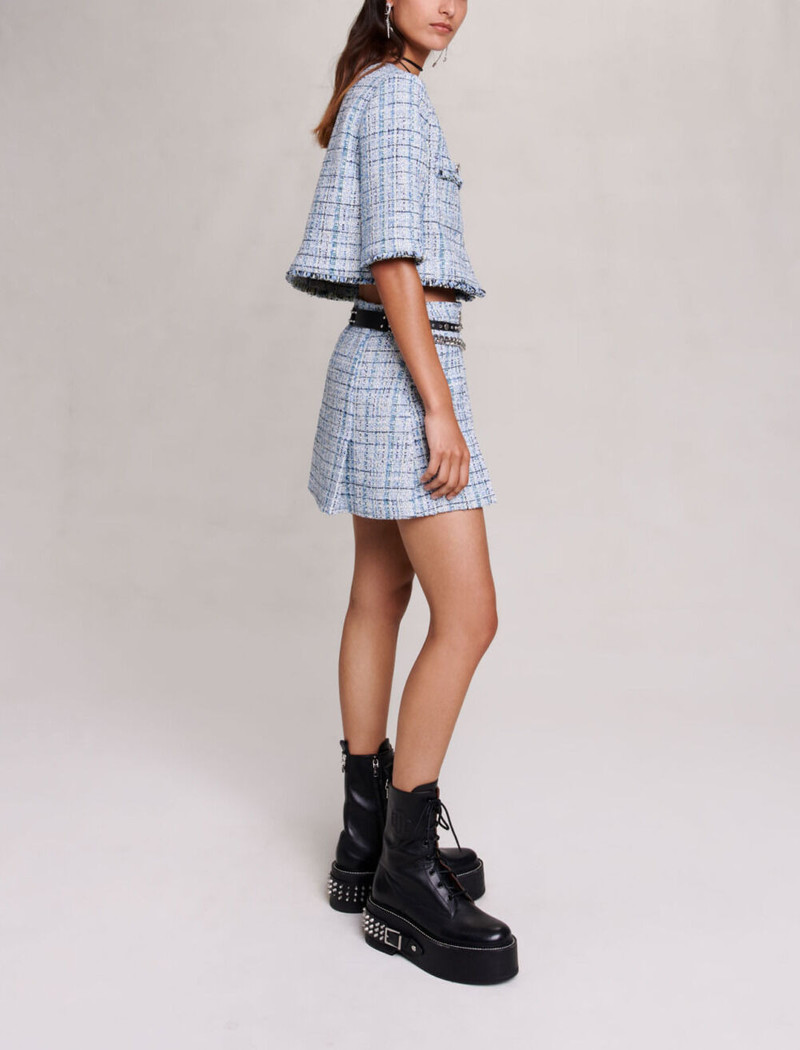 Short pleated skirt 3