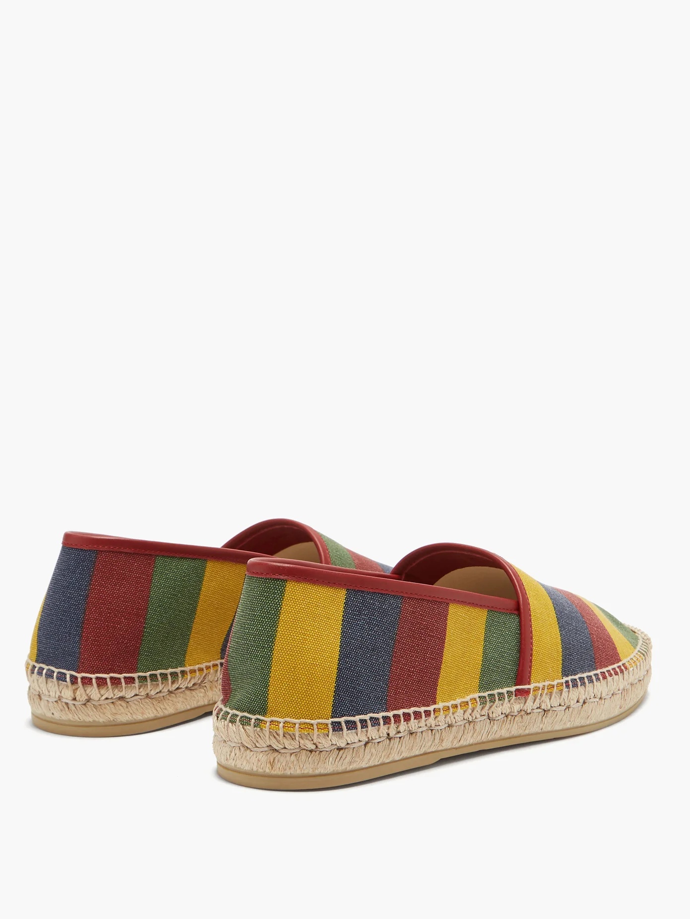 Baiadera-striped canvas espadrilles - 4