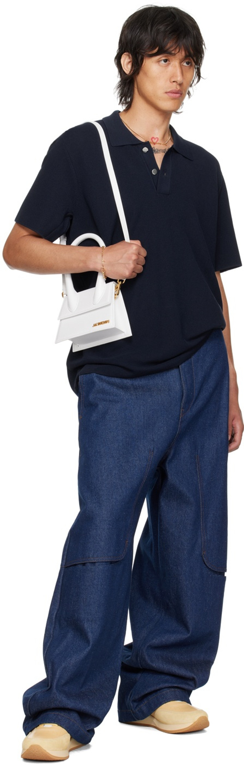 White Les Classiques 'Le Chiquito moyen' Bag 4