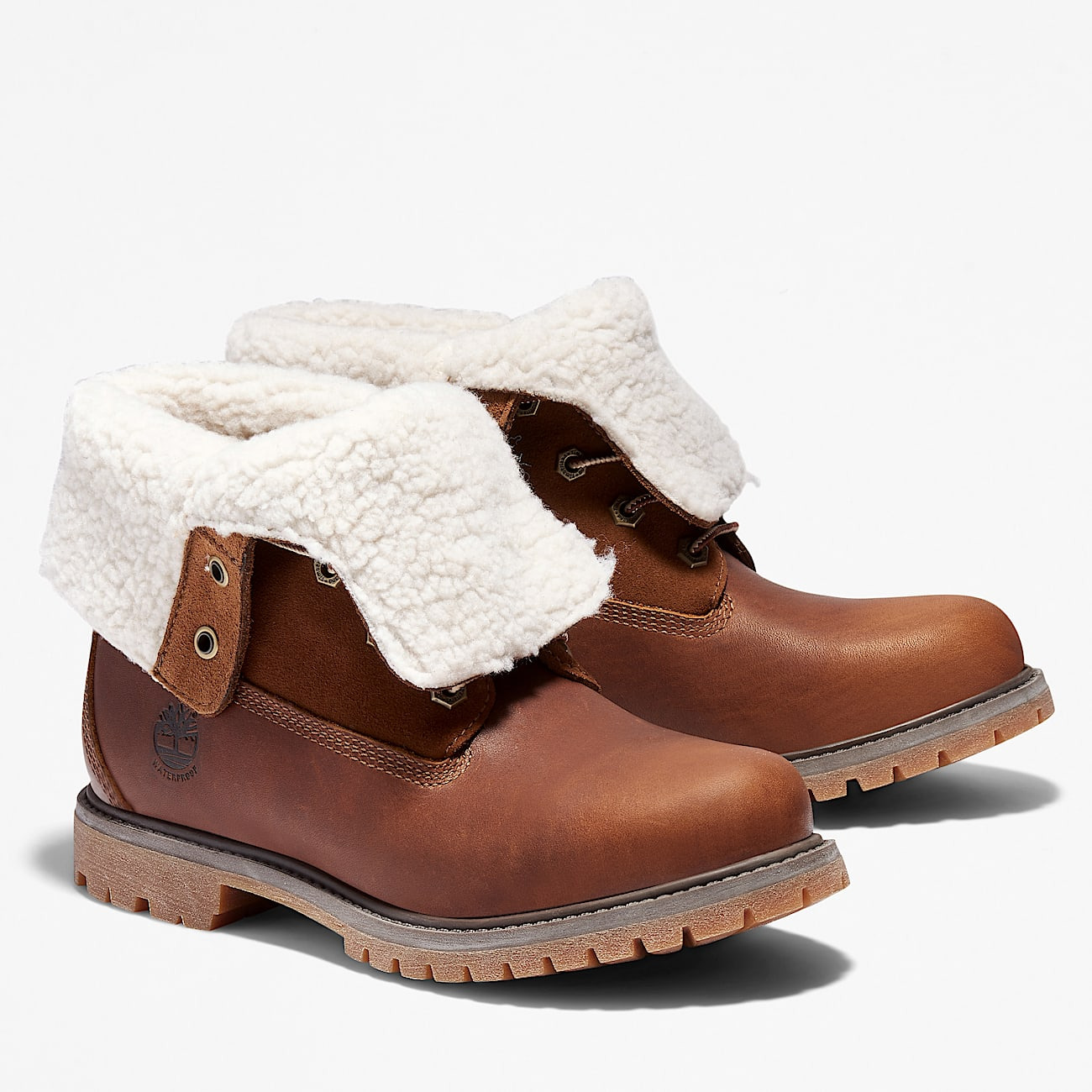 Women's Timberland® Warm-Lined Waterproof Roll-Top Boot - 6