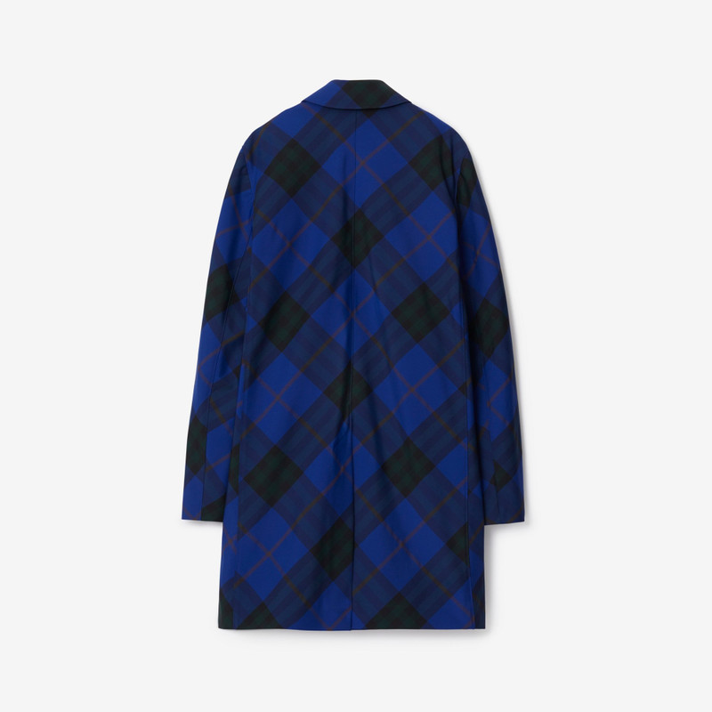Mid-length Check Car Coat 5