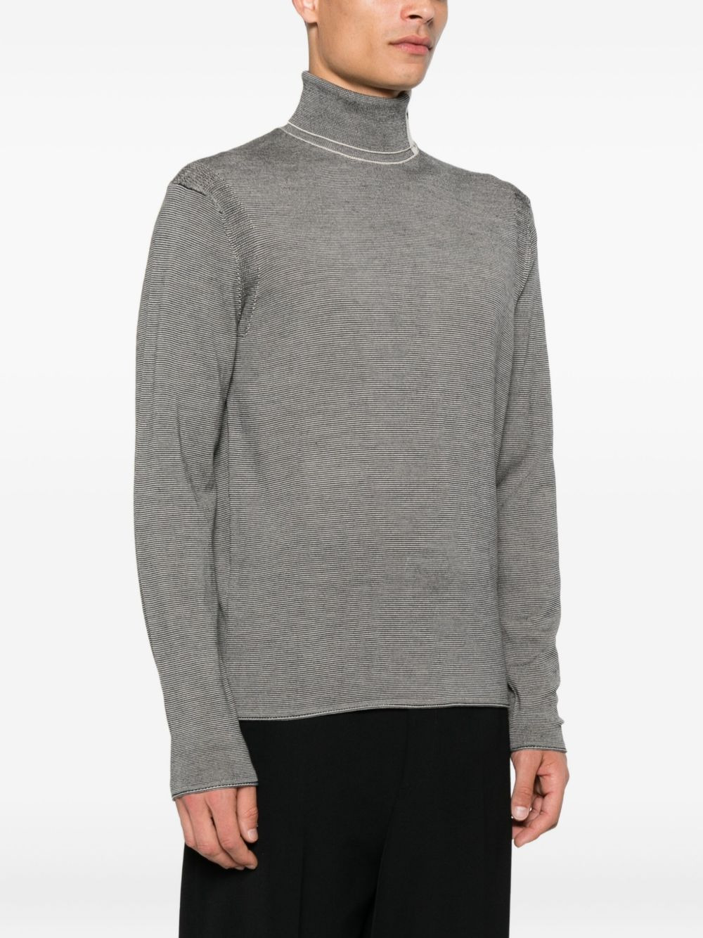 turtleneck virgin-wool sweater - 3
