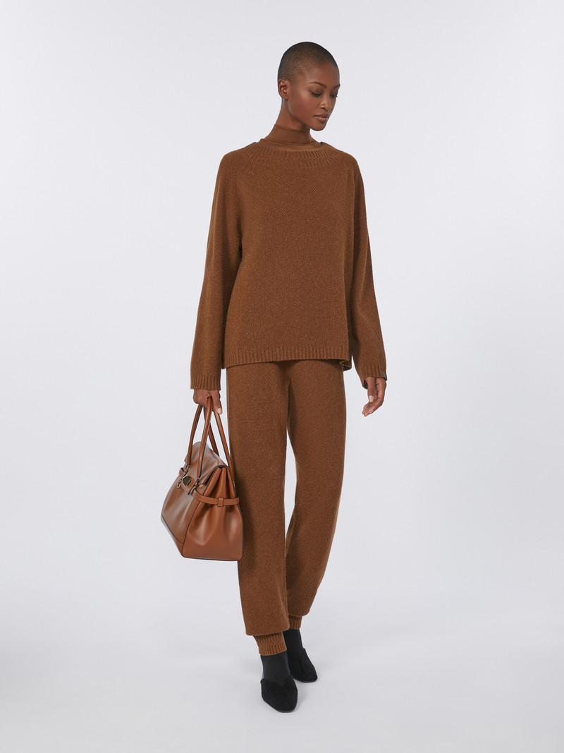 Max Mara LASER Camel yarn sweater outlook
