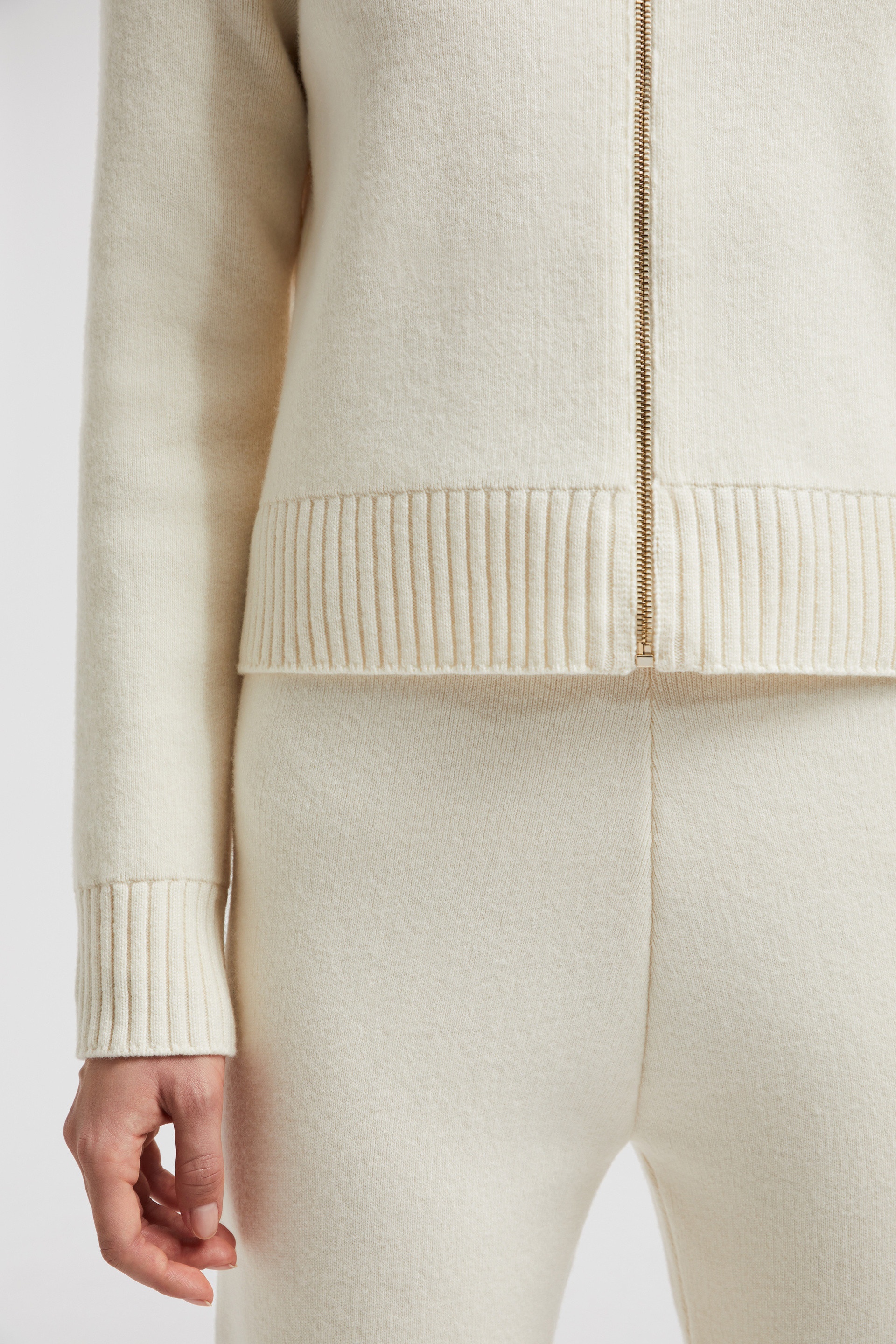 Wool & Cashmere Zip-Up Hoodie - 6