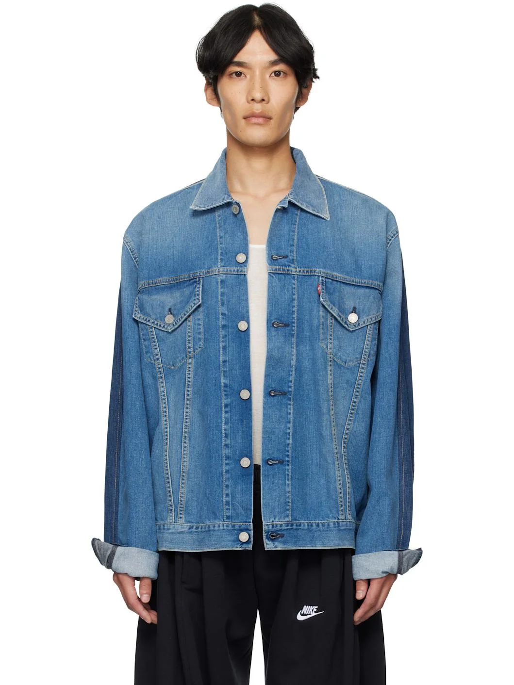 Two-Pack Blue Maryam Nassir Zadeh Edition N°80 Denim Jackets - 1