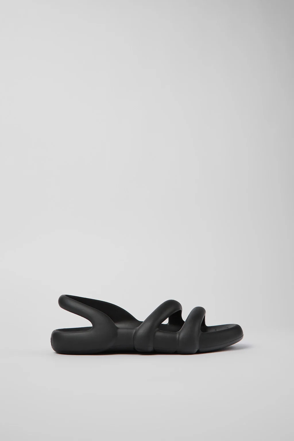 Kobarah Flat Black Sandals for Women. - 1