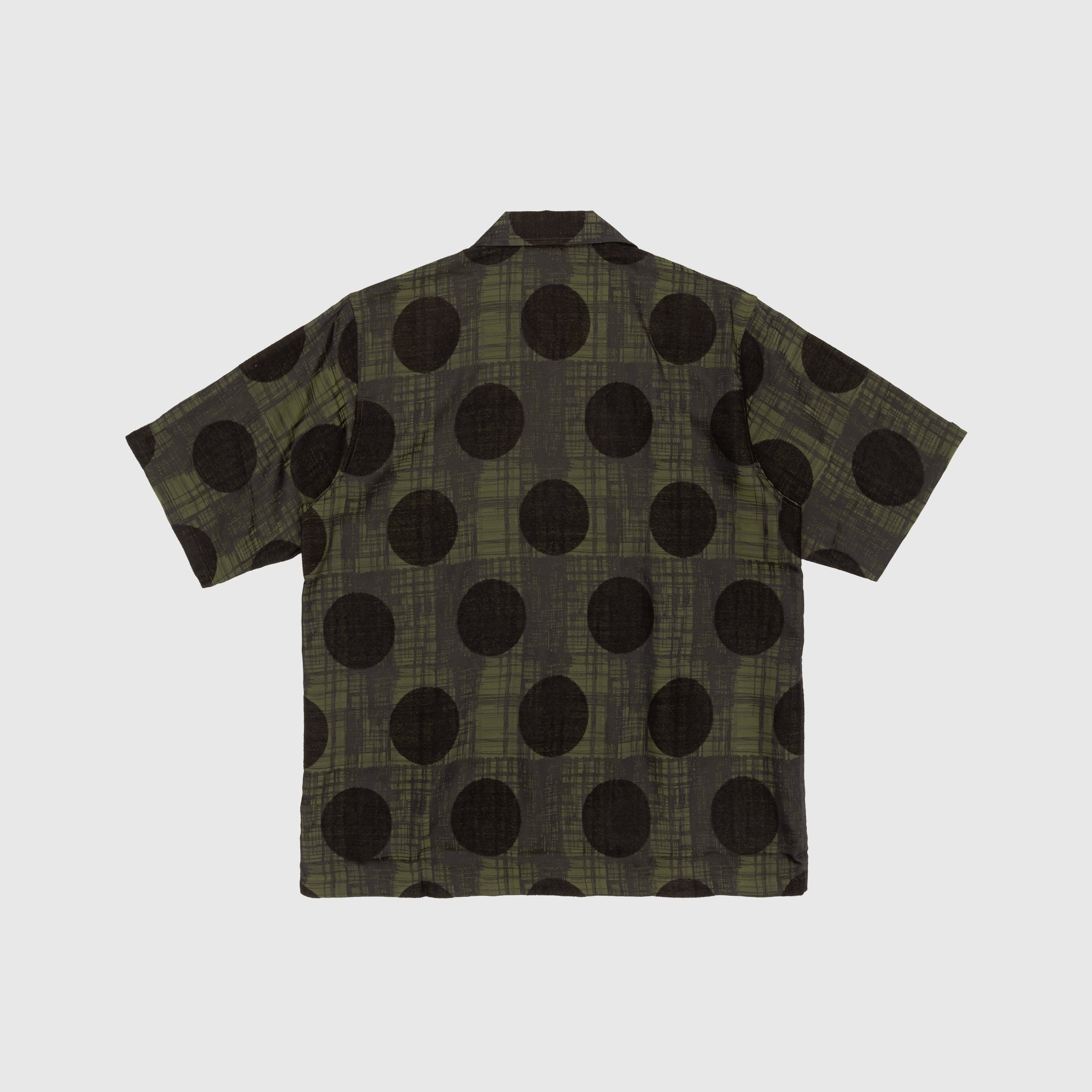 PLAID & POLKDOT JAQUARD CABANA SHIRT - 6