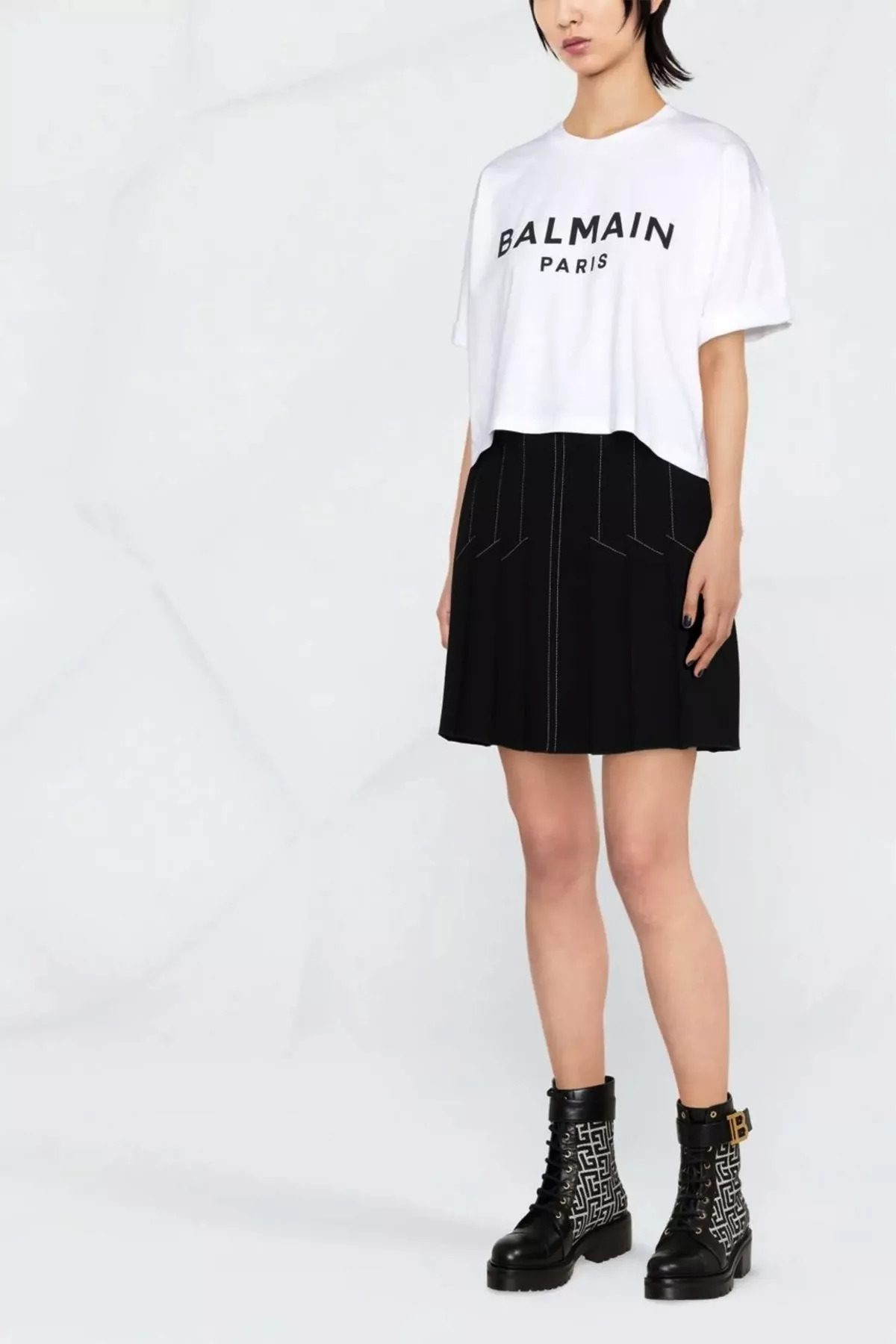 Logo crop T-shirt - 2