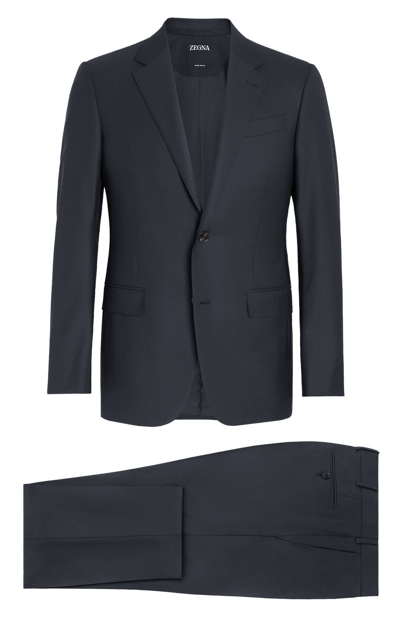 15Milmil15 Micro Pattern Wool Suit - 8