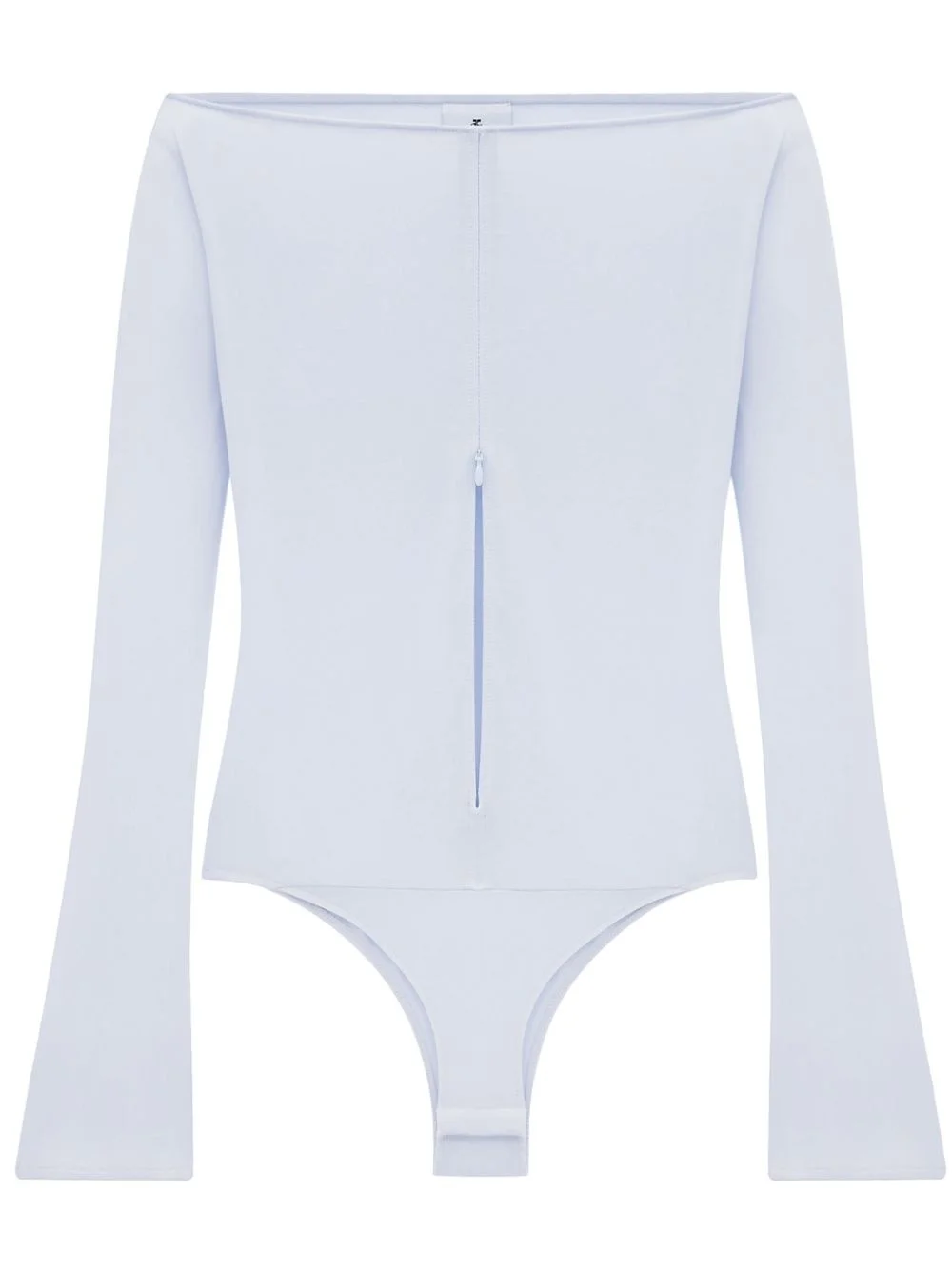 off-shoulder zipped bodysuit - 1